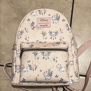 Disney Loungefly the Artistocats Marie & Flowers Backpack